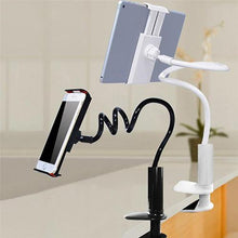 360° Rotating Spiral Phone & Tablet Desk Stand – Universal Blue