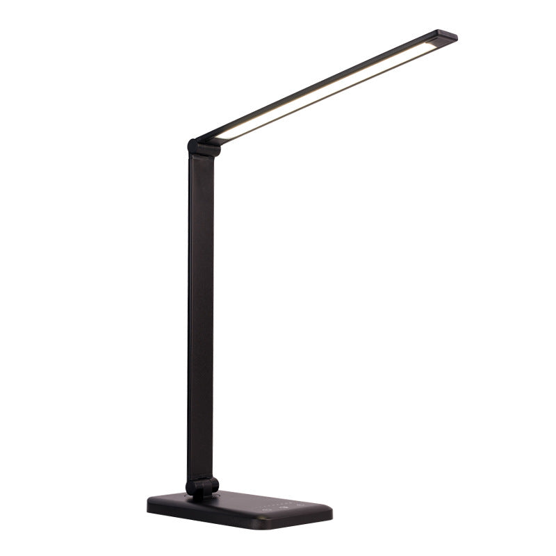 Smart Touch LED Desk Lamp – Dimmable Eye-Care Folding Light – Pink, Charging 5 levels dimming USB