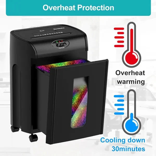 16-Sheet Cross-Cut Paper Shredder – CD & Credit Card Shredder – alternate product view