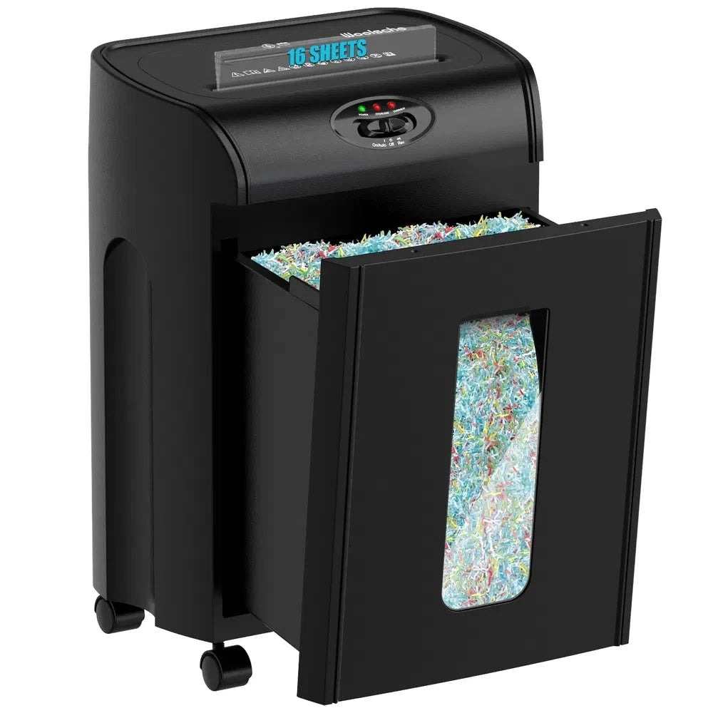 16-Sheet Cross-Cut Paper Shredder – CD & Credit Card Shredder – alternate product view