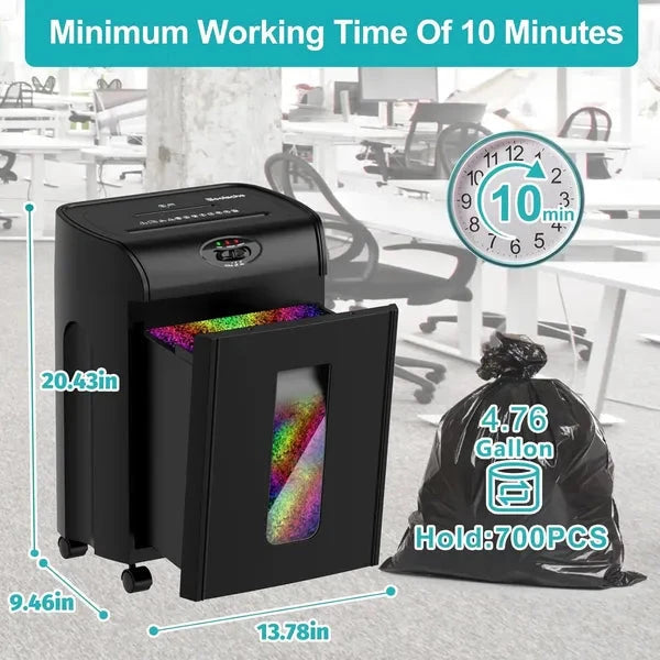 16-Sheet Cross-Cut Paper Shredder – CD & Credit Card Shredder – alternate product view