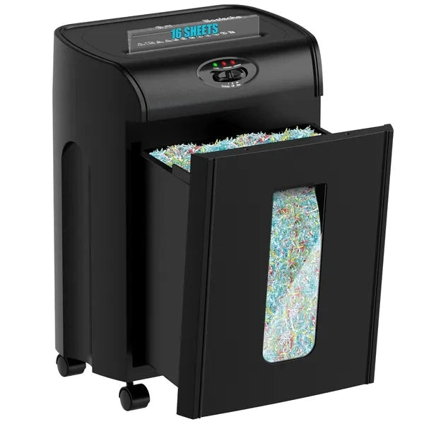 16-Sheet Cross-Cut Paper Shredder – CD & Credit Card Shredder – LYCD290P15B