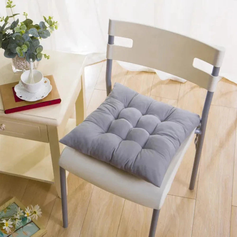 🪑 Gray & Blue Adjustable Office Chair