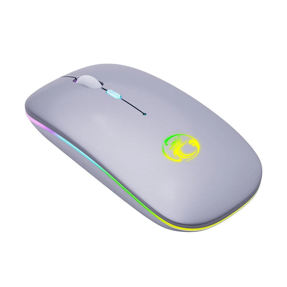 Luminous Charging Bluetooth Dual-mode Wireless Silent Mouse Desktop Notebook