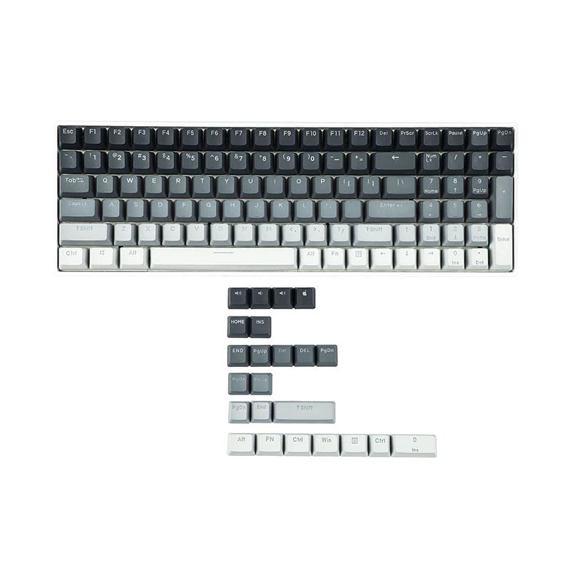 Gradient PBT Keycap Set – Transparent OEM Profile – alternate product view