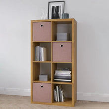 2 X 4 Cube Bookshelf Bookshelves For Home, Office, Walnut Color – alternate product view