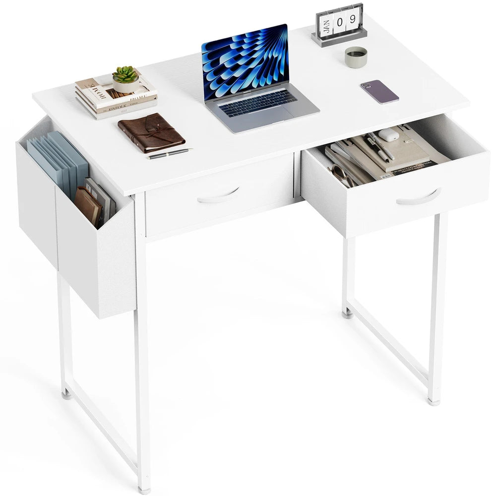 Small Home Office Bedroom Writing Learning Computer Desk – Brown32 Inches