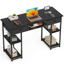 Small Home Office Bedroom Writing Learning Computer Desk – Black48 Inches