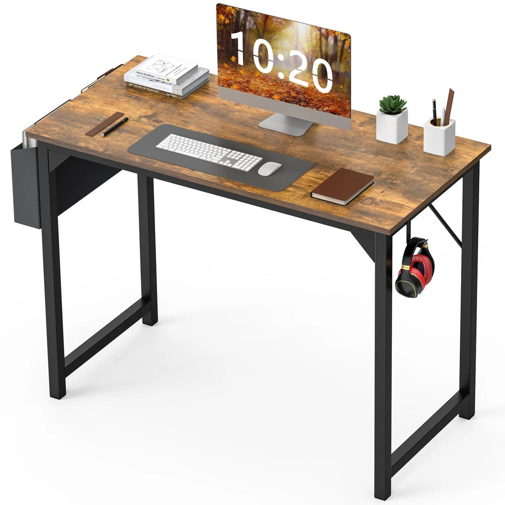 Modern Minimalist Style Computer Desk For Home Office – 47Inches Rustic