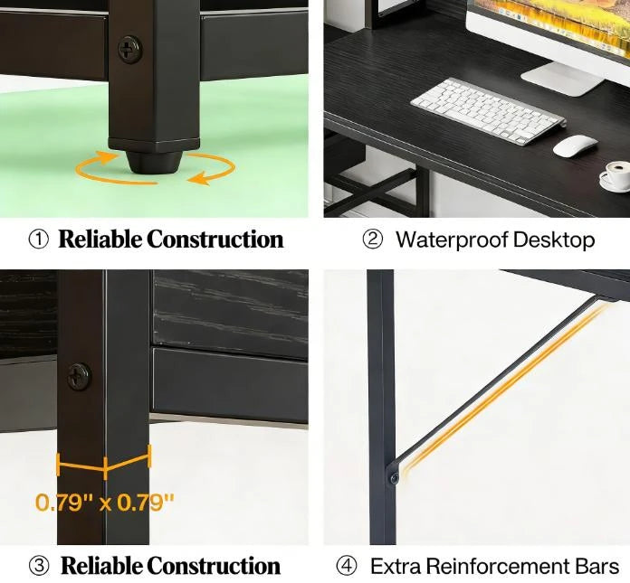 Office Table,Tall Writing Table,Computer Desk