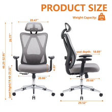 Ergonomic Office Chair with Adjustable Support – alternate product view
