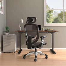 Hyken Ergonomic Mesh Swivel Task Chair Adjustable Black Office Chair – Black