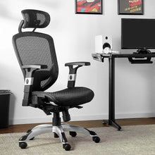 Hyken Ergonomic Mesh Swivel Task Chair Adjustable Black Office Chair – alternate product view