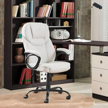 High Back Executive Chair White Ergonomic Office Chair – alternate product view
