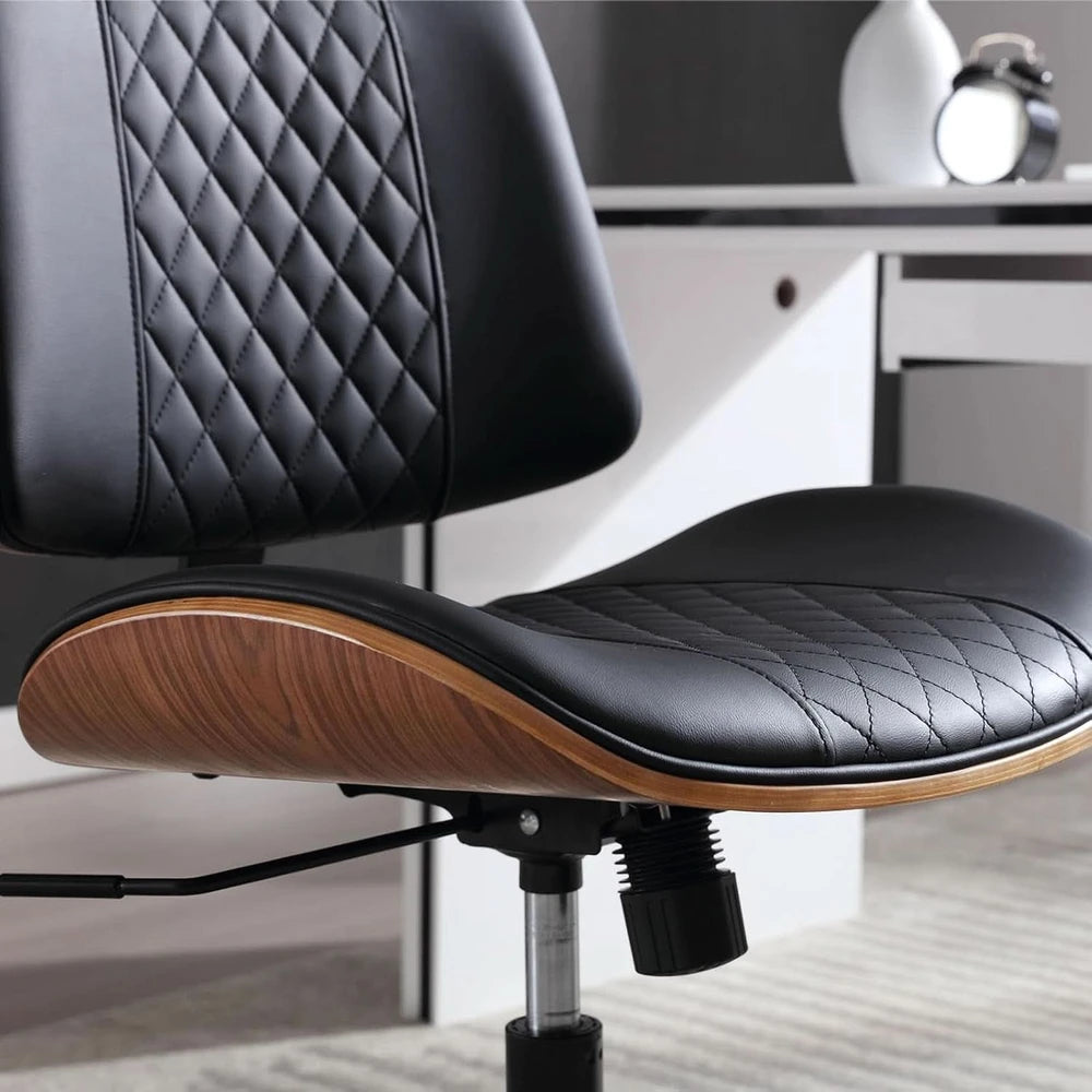 Office Chair Black 360 Swivel Ergonomic Desk Chair – alternate product view