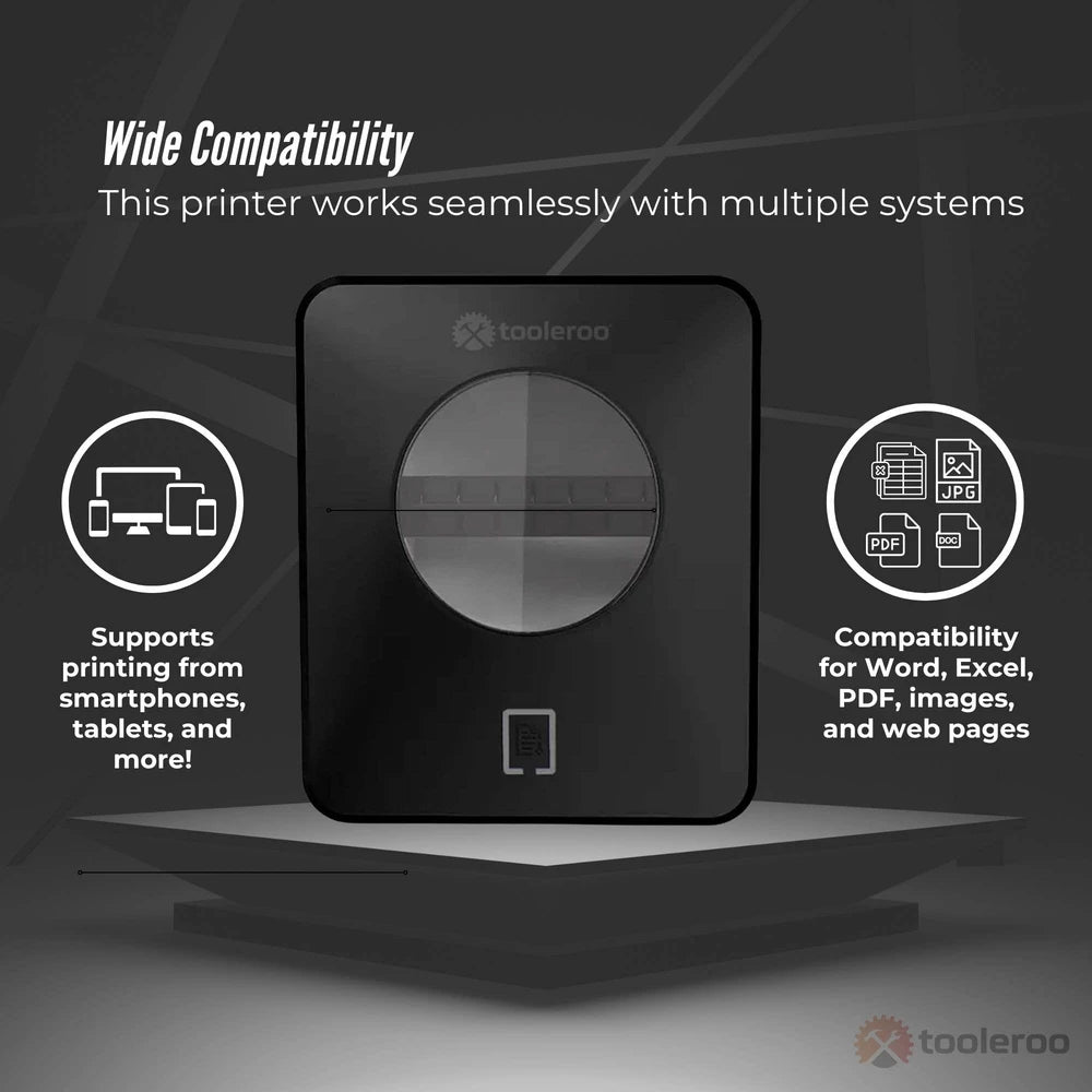 Bluetooth Thermal Label Printer – USB POS Receipt & Shipping – alternate product view