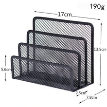 Metal Mesh Desk Organizer & Book Shelf for Office – alternate product view