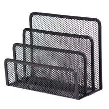Metal Mesh Desk Organizer & Book Shelf for Office – alternate product view