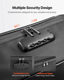 Fireproof & Waterproof Document Box with Lock – File Storage – alternate product view