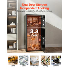 Double Door Home Safe Box 3.3 Cu Ft – Electronic Keypad – alternate product view
