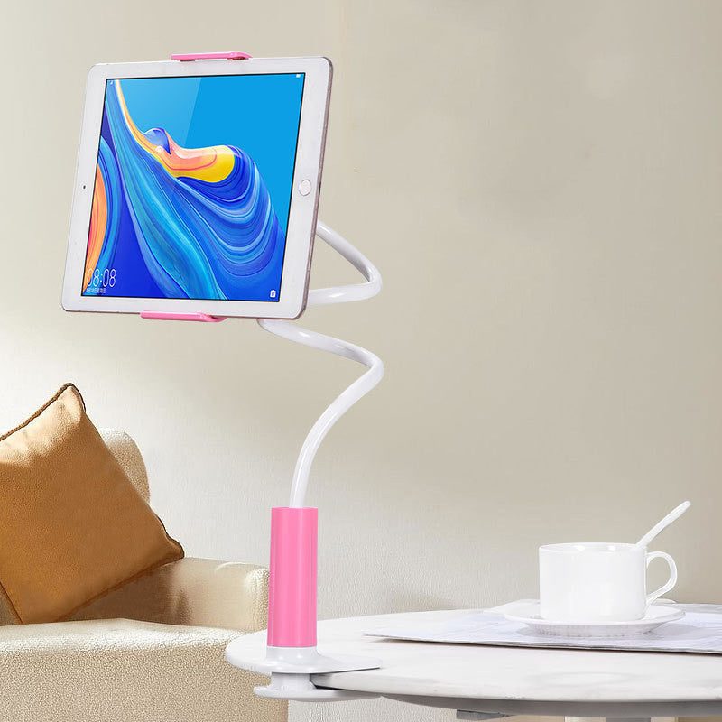 360° Rotating Spiral Phone & Tablet Desk Stand – Black
