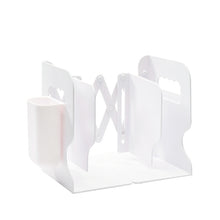 Retractable Bookends & Desk Organizer for Office – Grey, C