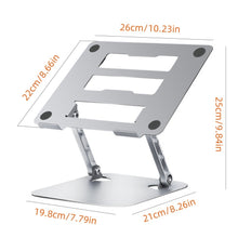 Adjustable Laptop Stand – Portable Foldable Desk Riser – NH02B Black