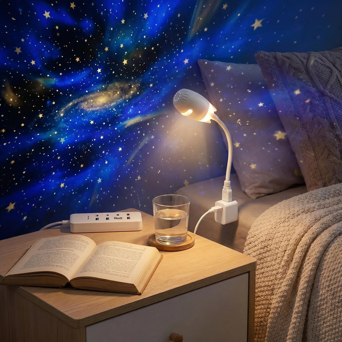 Starry Sky Ceiling Projector – Night Light Room Decor – Star night light, USB