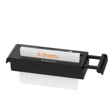 6-Sheet Strip-Cut Paper Shredder – Portable with Overheat Protection – alternate product view