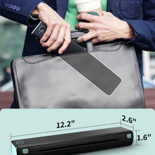 A4 Portable Wireless Printer for Home & Office – M08F green, USB