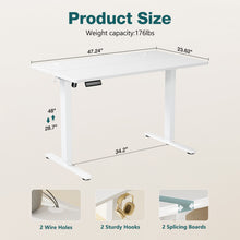 Height Adjustable Standing Desk – Ergonomic Office Table – Brown55x24