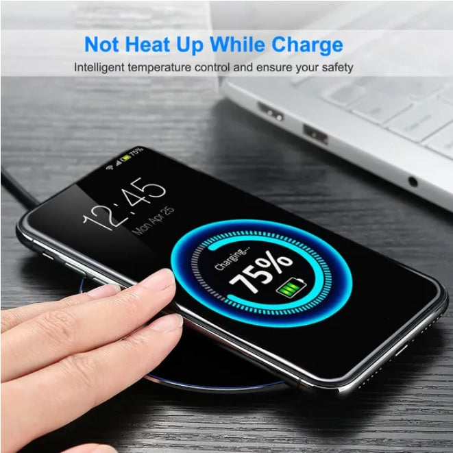 Qi Wireless Charging Pad – Ultra Slim 5W Fast Charger – alternate product view