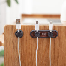 Magnetic Cable Clip Organizer for Charging Cables – Black