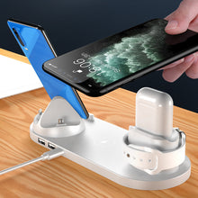 Wireless Charging Desk Station – Multi-Device Charger Pad – Pink, 10w